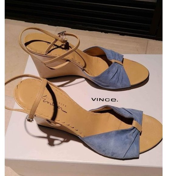 Classiques Entier Shoes - Designer Classiques Entier Italy Wedge Heel Shoes Size 8.5